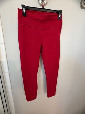 Fabletics Red High-Rise Leggings